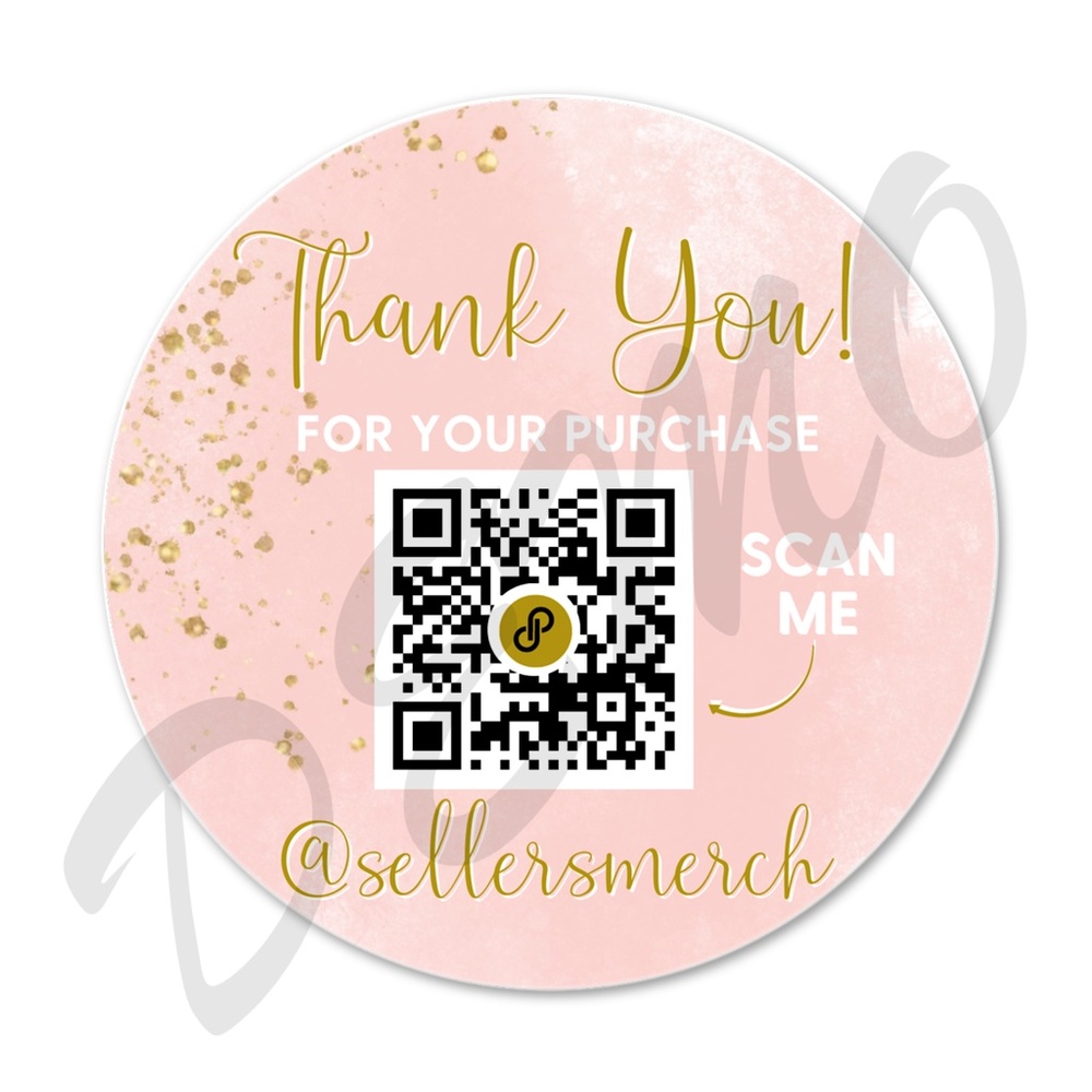 Custom QR Code Sticker - Picture 3 of 5